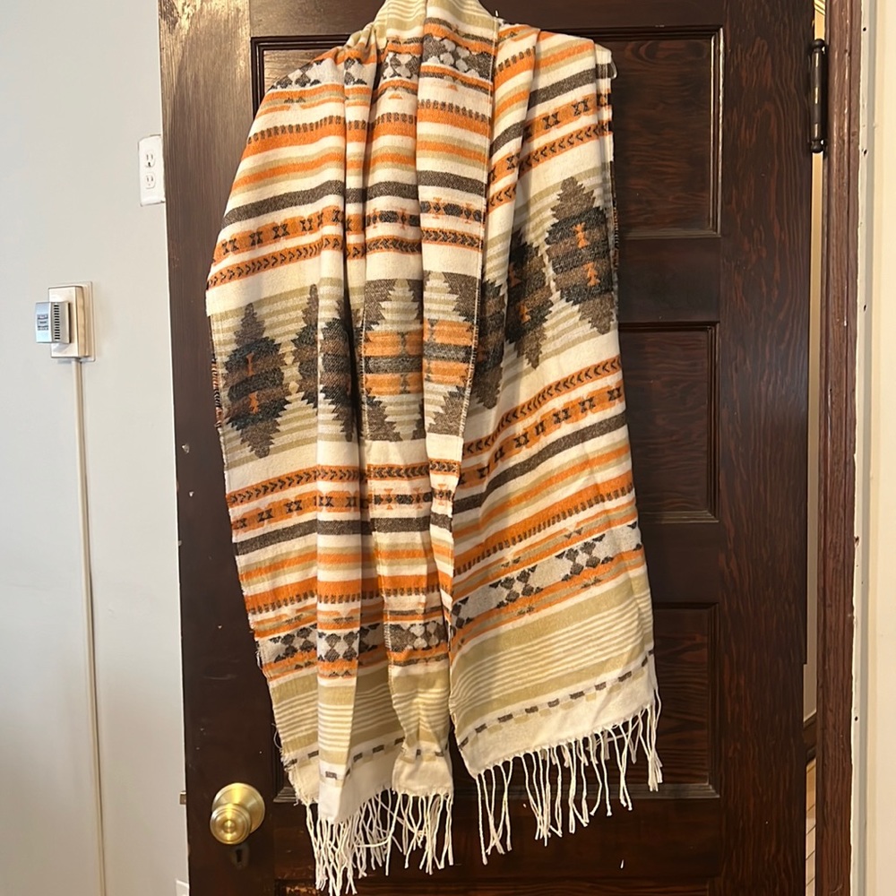 Charming Charlie’s Aztec Print Blanket Scarf